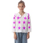 Stars T- Shirt Star Pattern - Pink T- Shirt Kids  Sailor Shirt