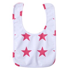 Stars T- Shirt Star Pattern - Red T- Shirt Baby Bib by maxcute