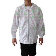 Triangles T- Shirt Abstract Triangles T- Shirt Kids  Hooded Windbreaker by maxcute