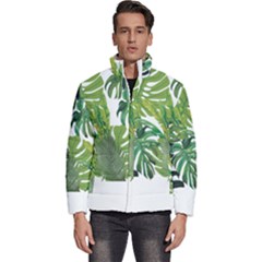 Tropical Jungle Leaf T- Shirt J U N G L E T R O P I C A L P A T T E R N T- Shirt Men s Puffer Bubble Jacket Coat by maxcute