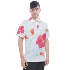 Tropical T- Shirt Tropical Beautiful Meadow T- Shirt Men s Polo Tee by maxcute