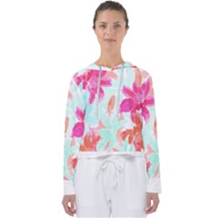 Tropical T- Shirt Tropical Gorgeous Floristic T- Shirt Women s Slouchy Sweat by maxcute