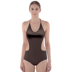 Mahogany Muse Cut-out One Piece Swimsuit by HWDesign