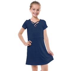 Sapphire Elegance Kids  Cross Web Dress by HWDesign