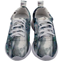 Sapphire Slime Kids Athletic Shoes by MRNStudios