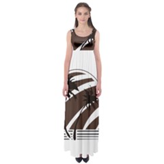 Palm Tree Design-01 (1) Empire Waist Maxi Dress by thenyshirt