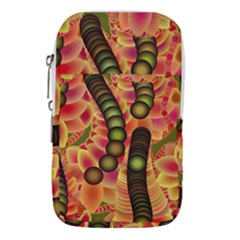 Abstract Background Digital Green Waist Pouch (small) by Ravend