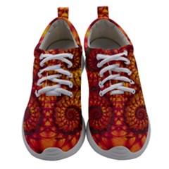Abstract Art Pattern Fractal Design Women Athletic Shoes by Ravend