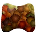 Flower Flora Decoration Pattern Drawing Floral Velour Head Support Cushion View1