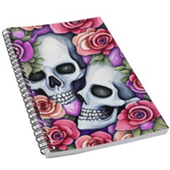 Floral Skeletons 5 5  X 8 5  Notebook by GardenOfOphir