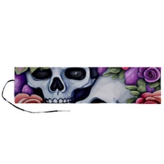 Floral Skeletons Roll Up Canvas Pencil Holder (l) by GardenOfOphir