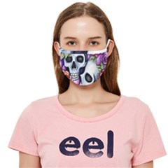 Floral Skeletons Cloth Face Mask (adult) by GardenOfOphir
