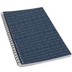 Blue Diamonds Motif Fancy Pattern Design 5 5  X 8 5  Notebook by dflcprintsclothing