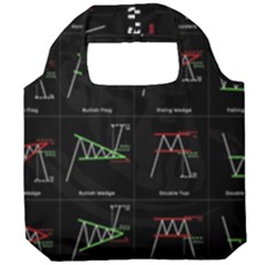 Chart Pattern Foldable Grocery Recycle Bag