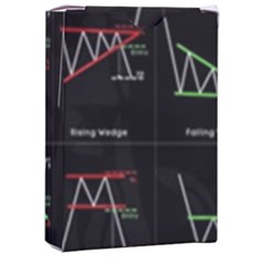 Chart Pattern Playing Cards Single Design (rectangle) With Custom Box
