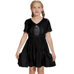 night fairies Kids  Short Sleeve Tiered Mini Dress