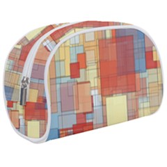 Art Abstract Rectangle Square Make Up Case (medium) by Ravend