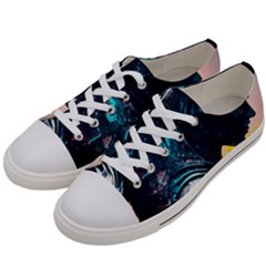 Who Sample Robot Prettyblood Men s Low Top Canvas Sneakers by Ravend