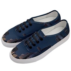 Skyline Brisbane Sunset Downtown Women s Classic Low Top Sneakers by Ravend