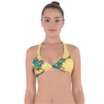 Fractal Art Fractals Digital Art Halter Neck Bikini Top
