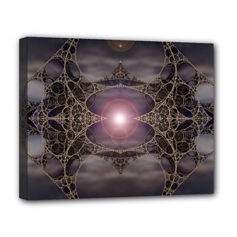 Fantasy Science Fiction Portal Deluxe Canvas 20  X 16  (stretched) by Uceng