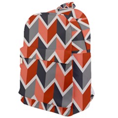 Colorful Zigzag Pattern Wallpaper Free Vector Classic Backpack by artworkshop