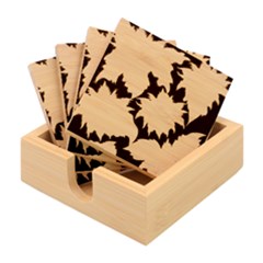 Graphic Design Wallpaper Abstract Bamboo Coaster Set by Ravend