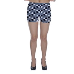 Geometric Pattern Line Form Texture Structure Skinny Shorts