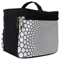 Hexagon Honeycombs Pattern Structure Abstract Make Up Travel Bag (big) by Ravend