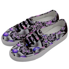 Background Fractal Annotation Sample Fantasy Men s Classic Low Top Sneakers