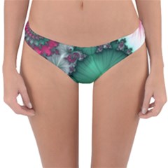 Fractal Spiral Template Abstract Background Design Reversible Hipster Bikini Bottoms