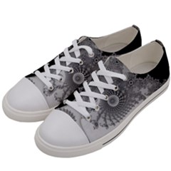 Apple Males Almond Bread Abstract Mathematics Men s Low Top Canvas Sneakers by Ravend