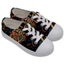 Ai Generated Apple Foliage Kids  Low Top Canvas Sneakers View3