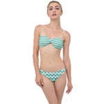 Chevron Pattern Gifts Classic Bandeau Bikini Set