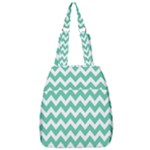 Chevron Pattern Gifts Center Zip Backpack