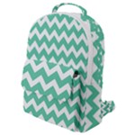 Chevron Pattern Gifts Flap Pocket Backpack (Small)