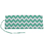 Chevron Pattern Gifts Roll Up Canvas Pencil Holder (S)