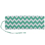 Chevron Pattern Gifts Roll Up Canvas Pencil Holder (M)