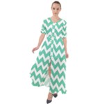 Chevron Pattern Gifts Waist Tie Boho Maxi Dress