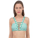 Chevron Pattern Gifts Cage Up Bikini Top