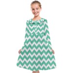 Chevron Pattern Gifts Kids  Midi Sailor Dress