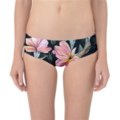 Charming Watercolor Flowers Classic Bikini Bottoms by GardenOfOphir