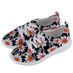 Dazzling Watercolor Flowers Women s Lightweight Sports Shoes by GardenOfOphir