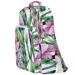 Sumptuous Watercolor Flowers Double Compartment Backpack by GardenOfOphir
