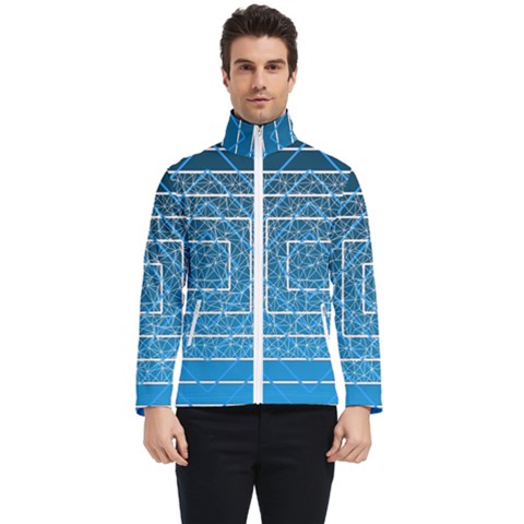 Network Social Abstract Men s Bomber Jacket by Ravend