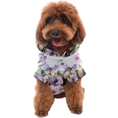 Hummingbird In Floral Heart Dog Coat by augustinet