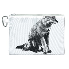 Foxy Lady Concept Illustration Canvas Cosmetic Bag (xl) by dflcprintsclothing