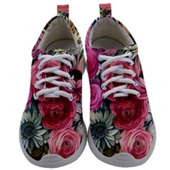 Charming Watercolor Flowers Mens Athletic Shoes by GardenOfOphir