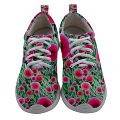 Bounty Of Brilliant Blooming Blossoms Women Athletic Shoes by GardenOfOphir