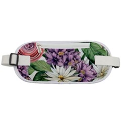 Brilliant Blushing Blossoms Rounded Waist Pouch by GardenOfOphir